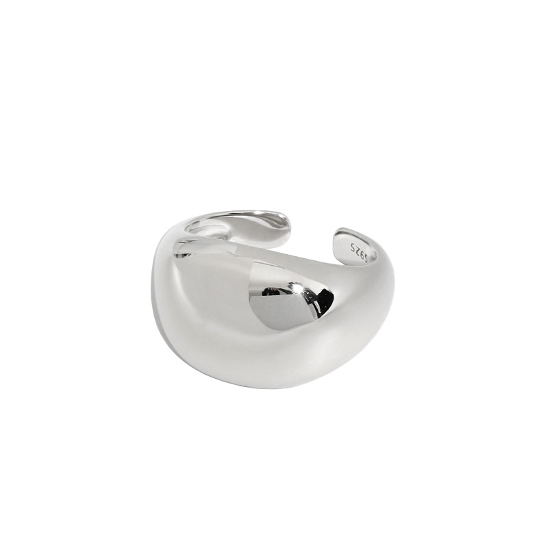 Smooth Texture S925 Sterling Silver Ring