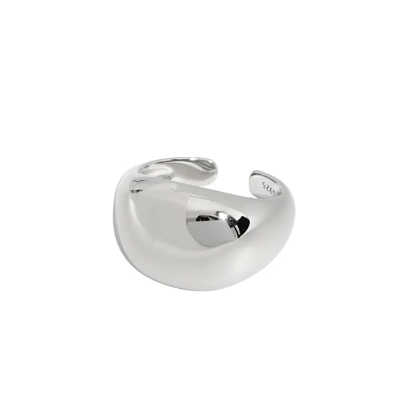 Smooth Texture S925 Sterling Silver Ring