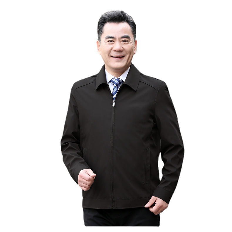 Title 6, Casual Jacket Coat Middle-aged And Elderly Clot...