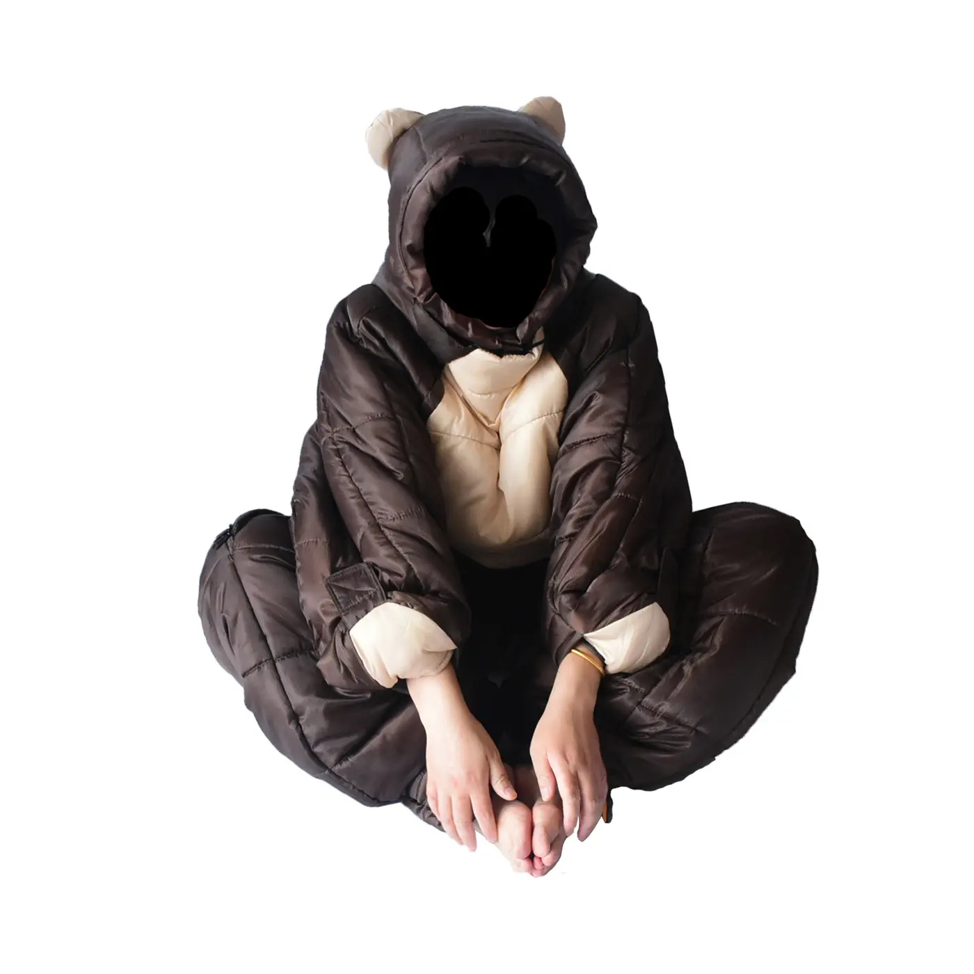 Bear Shaped Brown Kumano Human Body Mummy