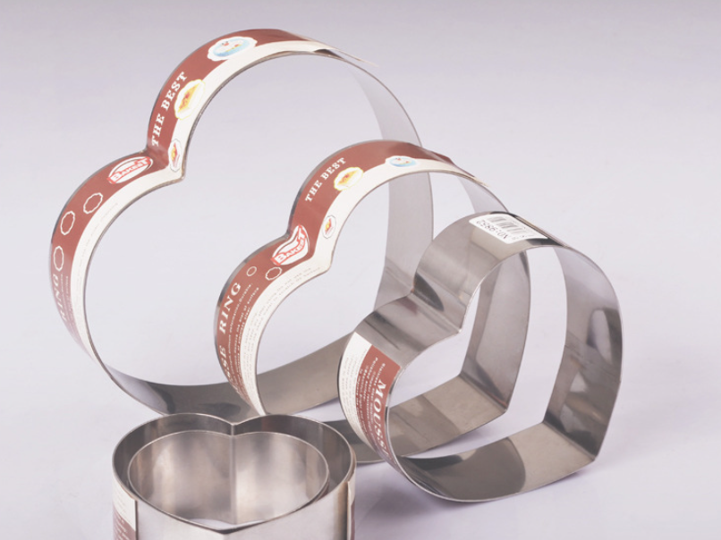 Heart Shaped Stainless Steel Foam Baking Supplies