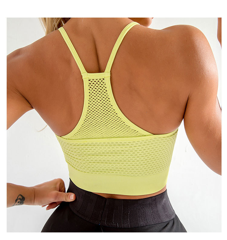 Title 6, Mesh Hollow Fitness Vest Beautiful Back Sports Bra