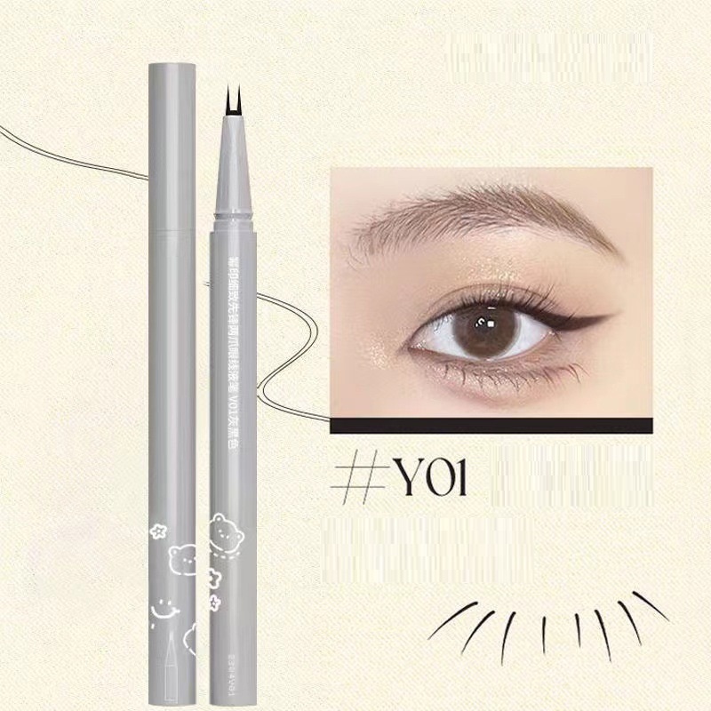 Two-claw Eyelash Pen Waterproof And Sweat-proof Liquid Eyeliner