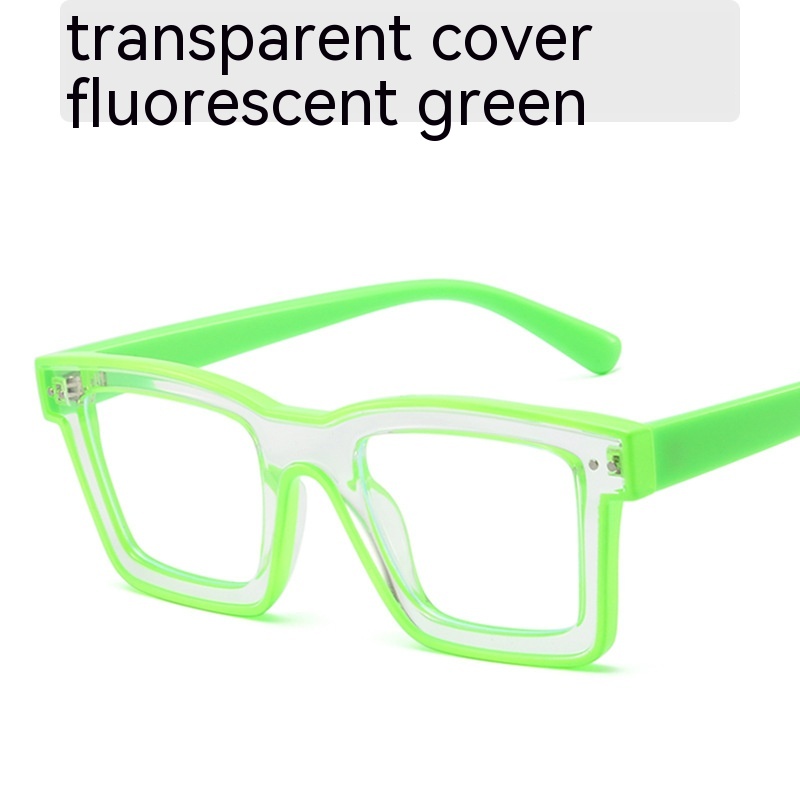 Transparent Fluorescent Green