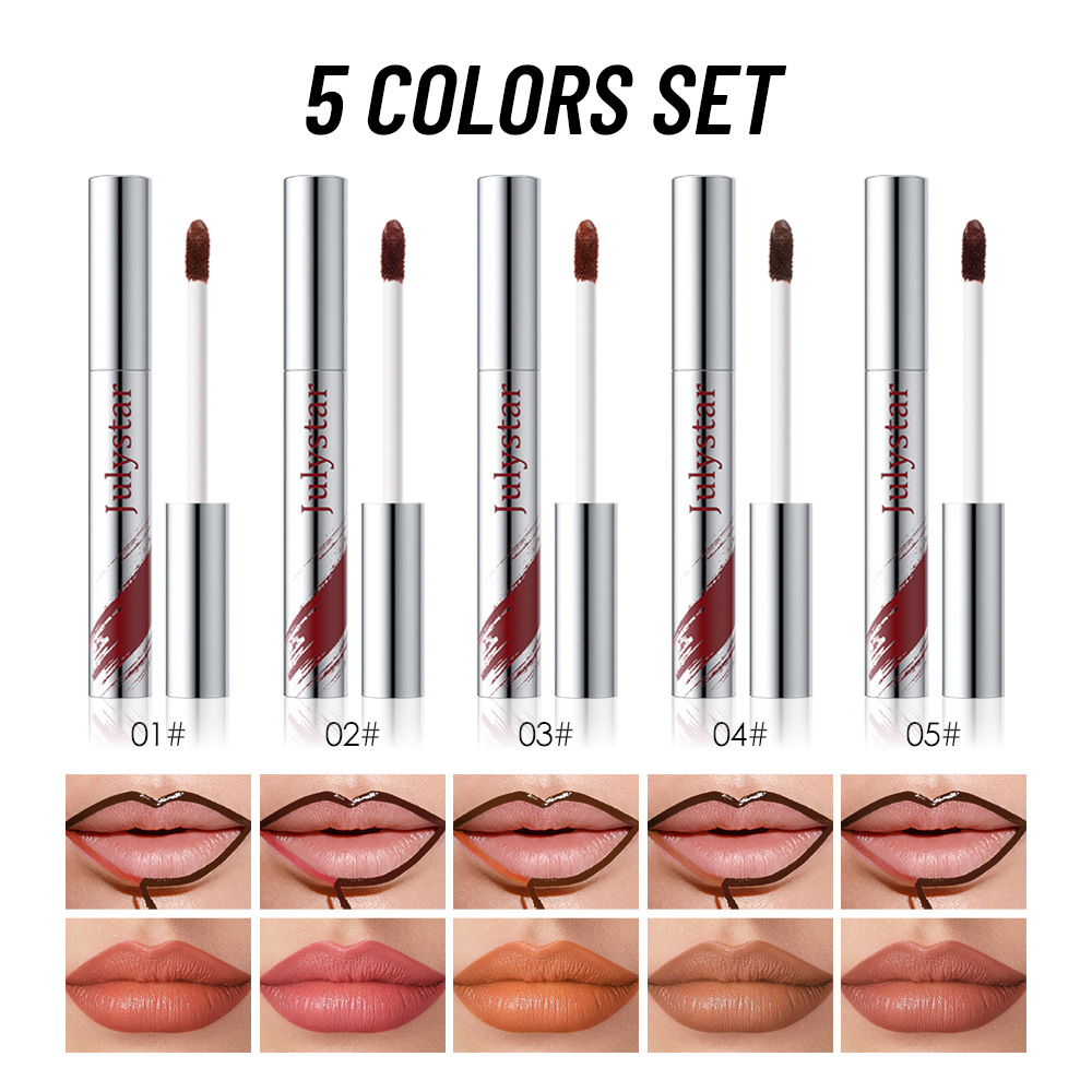 Tear Off Lip Color Suit Matte Durable Fog Surface Lip Glaze Tear Off Lipliner Peel Off Mouth Red Lip Pen — foto 2