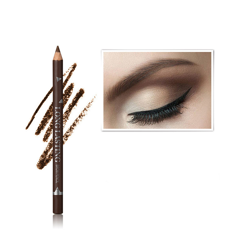 Non fading And Non smudge Makeup Tool Eyebrow Pencil Brown - Shop at LoveMi