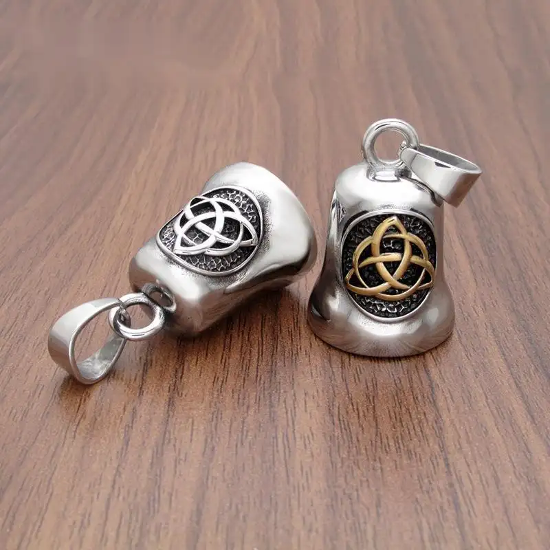 Stainless Steel Accessories Celtic Knot Bell Pendant Pendant