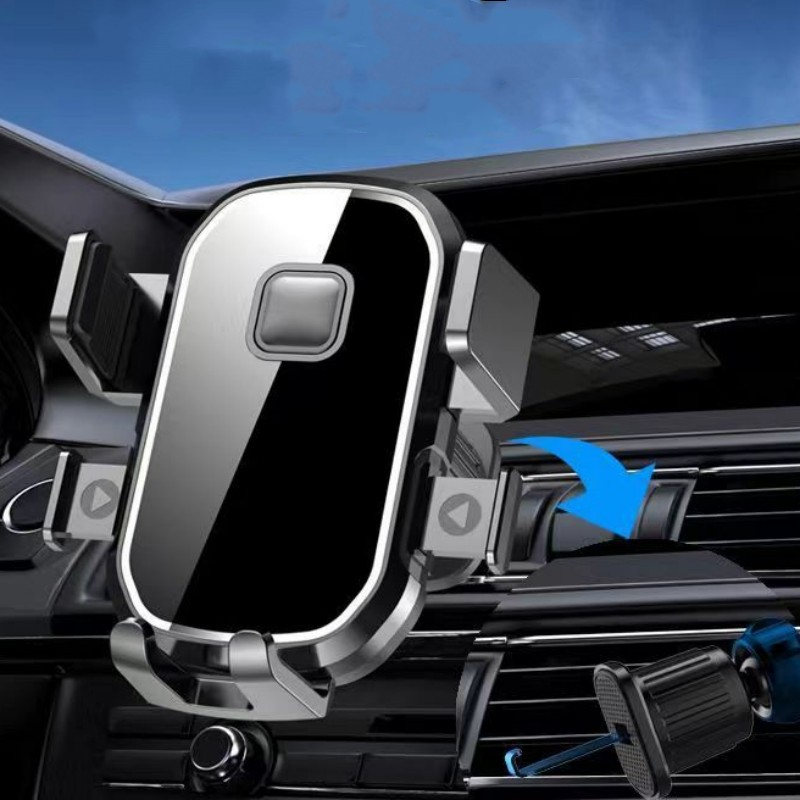 Vehicle Mobile Phone Support Frame Gravity Linkage Horizontal And Vertical Oblique Fixed Navigation Frame Air Outlet Universal - Image 4
