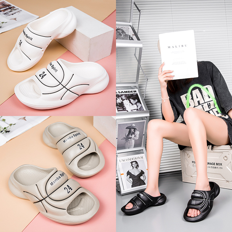 Women's Outer Wear Summer Thick Bottom Slippers