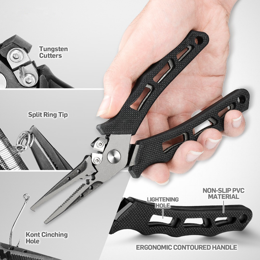 Freshwater Fishing Multi-function Pliers Fishing Gear Accessories Luya Equipment — foto 6