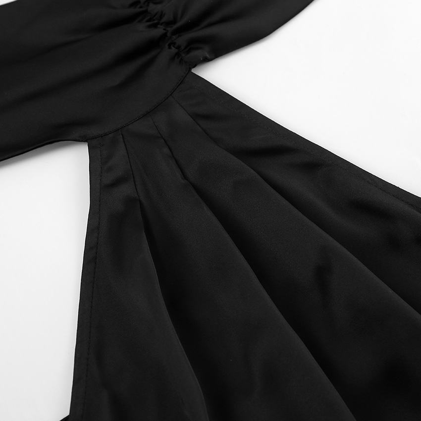 New French Halter Sleeveless Evening Dress For Women