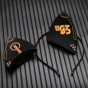 Cat Ears Black Gold