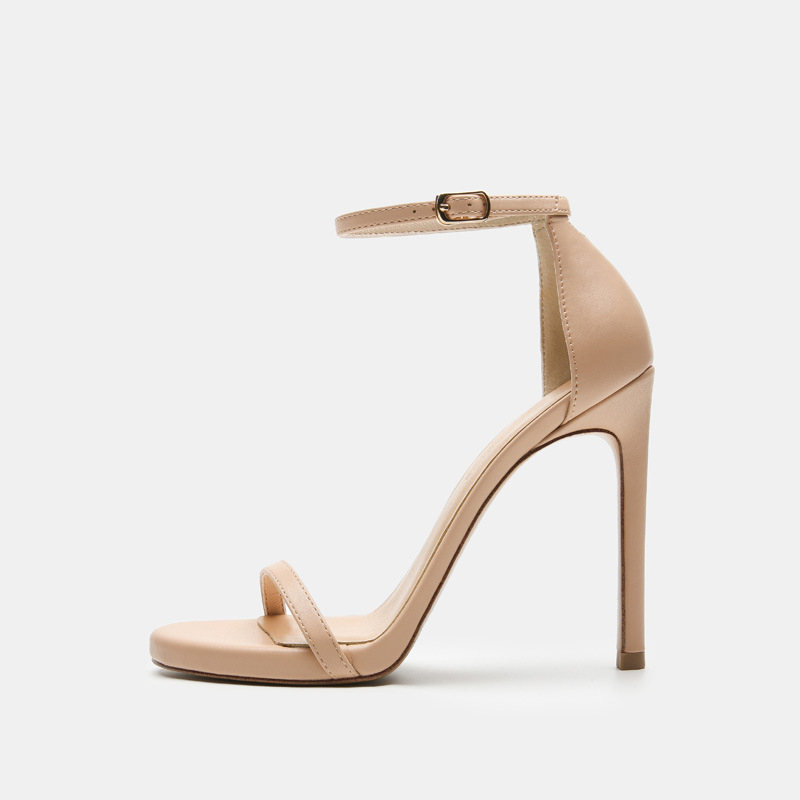 Nude matte heel 12cm high