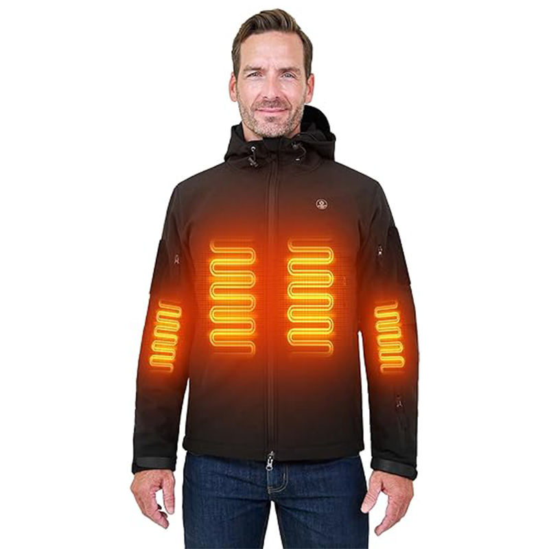 Men's Heated Winter Jacket with Battery Pack. WATER-RESISTANT SOFT SHELL MATERIAL: ANTARCTICA GEAR heated jacket built with upgraded high-quality water-resistant soft shell fabric. Our heated jacket keeps you warm in cold winter weather. The interior is m