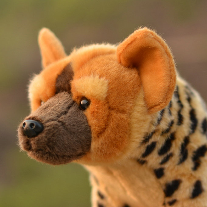 African Simulation Wild Dog Simulation Hyena Plush Toy
