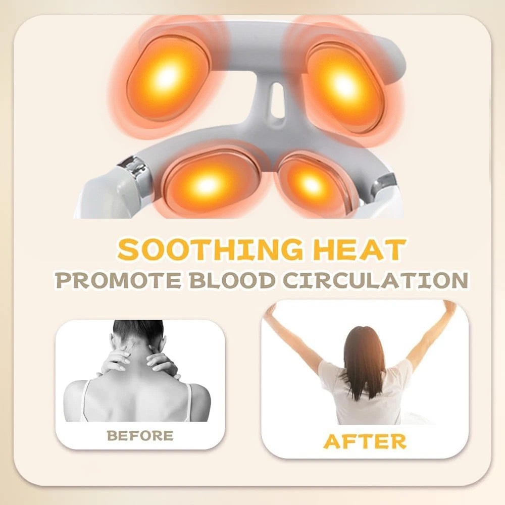 Electric Cervical Neck Pulse Massager Pain Shoulder Relief Body Muscle Relax UK — image 6