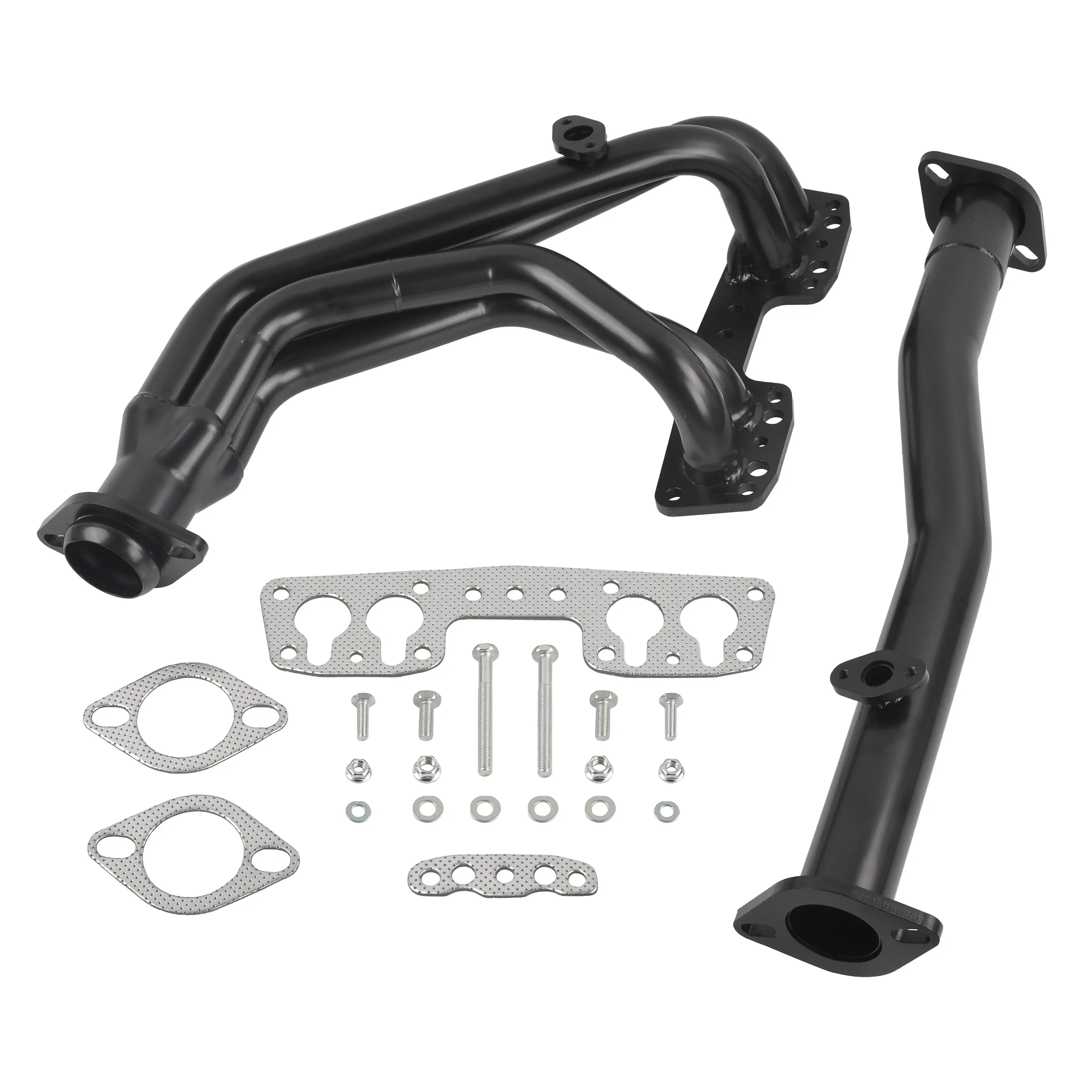 Black Performance Exhaust Header System For 90-95 T,oyota Pickup&4-Runner 2.4L 22RE 4WD Ban The Sale Of Amazon