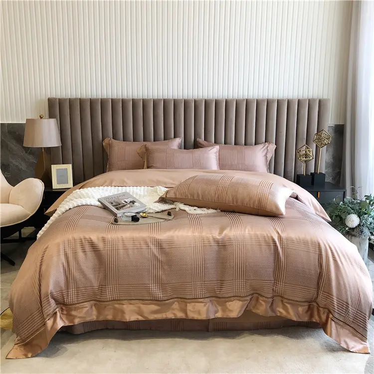Pure Cotton Four-piece Light Luxury Simple Spring