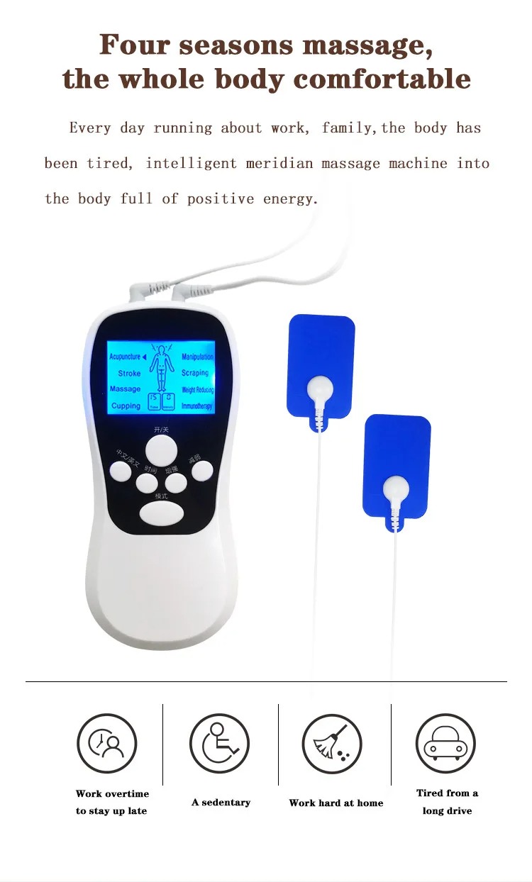 Rechargeable Electric Mini Massager, Portable Muscle Stimulator For Body Relaxation, Suitable For Back, Neck And Shoulders.