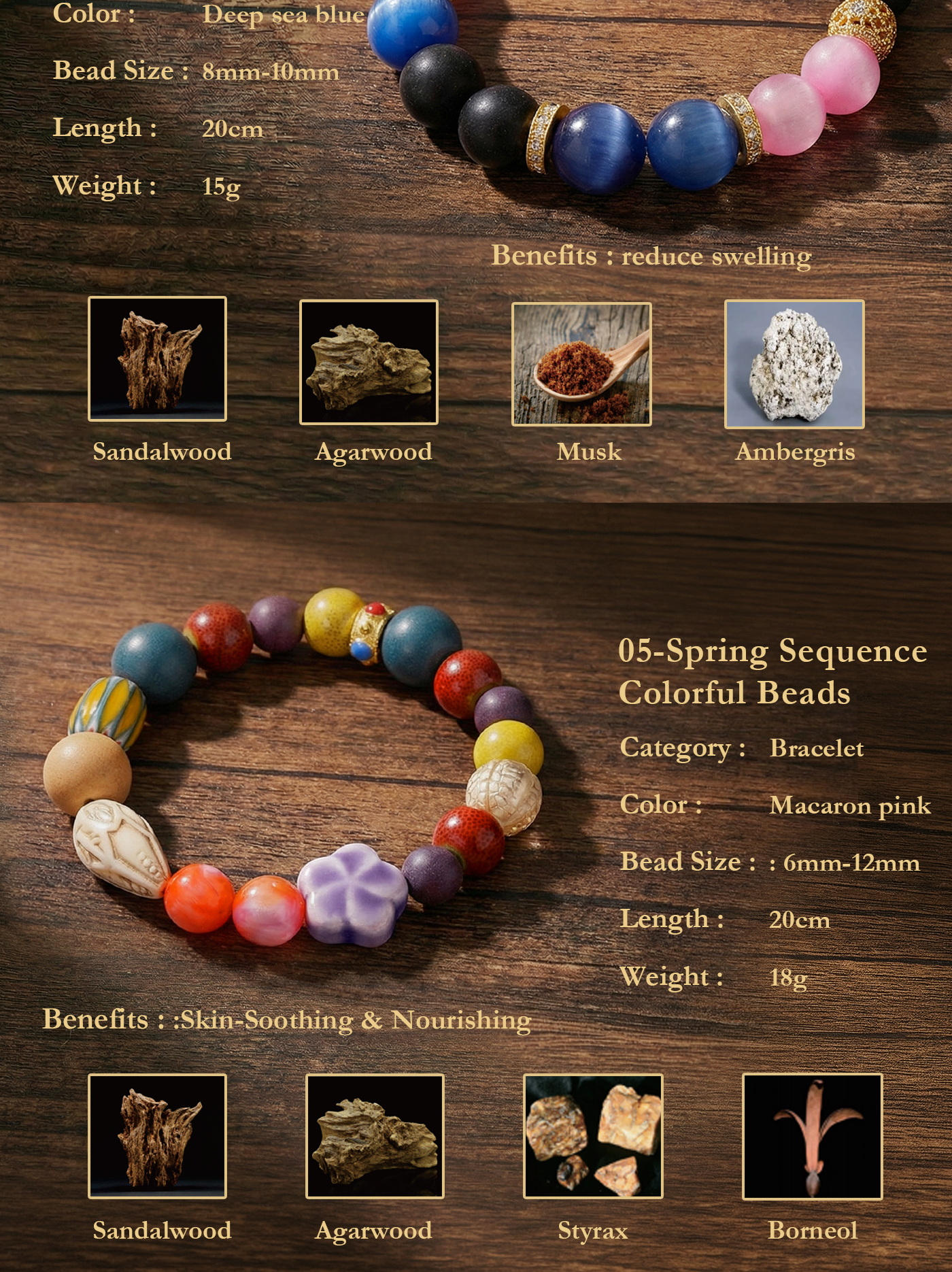 Chinese Herbal Bracelet