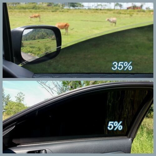 6M X 75CM CAR WINDOW TINT FILM KIT TINTING SUPER DARK BLACK LIMO IN TUBE — image 12
