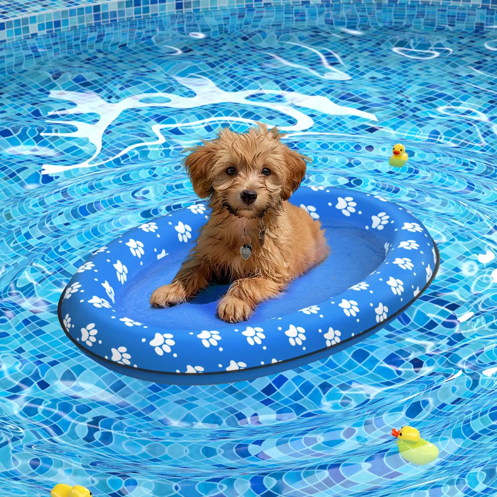 Pet Soft Dog Float Raft - Inflatable