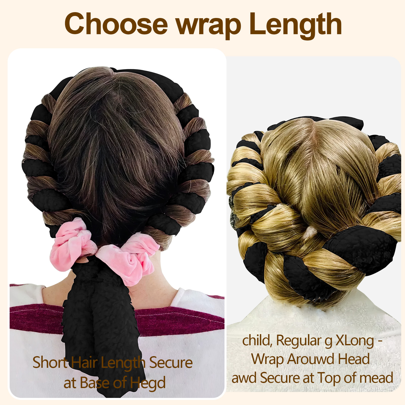 Satin Heatless Hair Curler, Lazy Natural Soft Wave DIY Heatless Curls For Sleep In Overnight, For All Hair Types 21