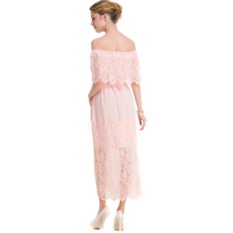 Strapless Lace Midi Dress, picture 2 of 7