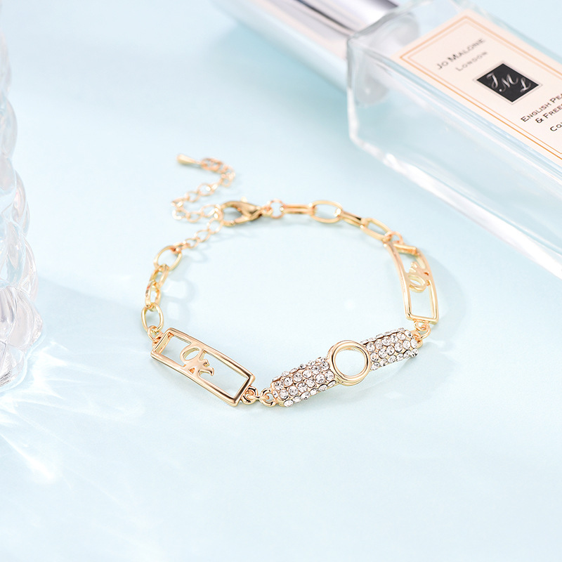 Geometric Diamond Bracelet Chic Retro