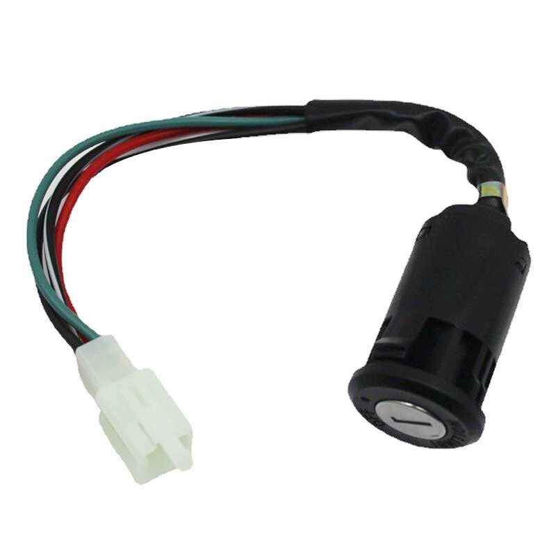 Universal motorcycle ignition barrel key s witch 4 wire