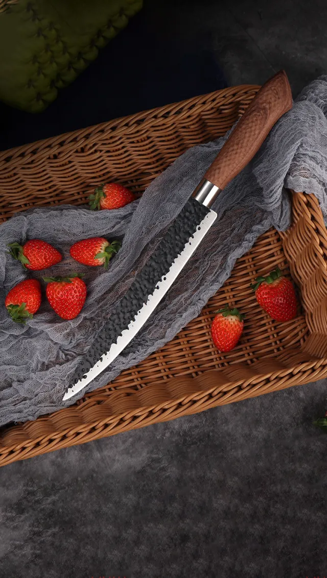 Korean Style Stainless Steel Kitchen Knife For Household Use Frozen Meat Knife - Shop at LoveMi