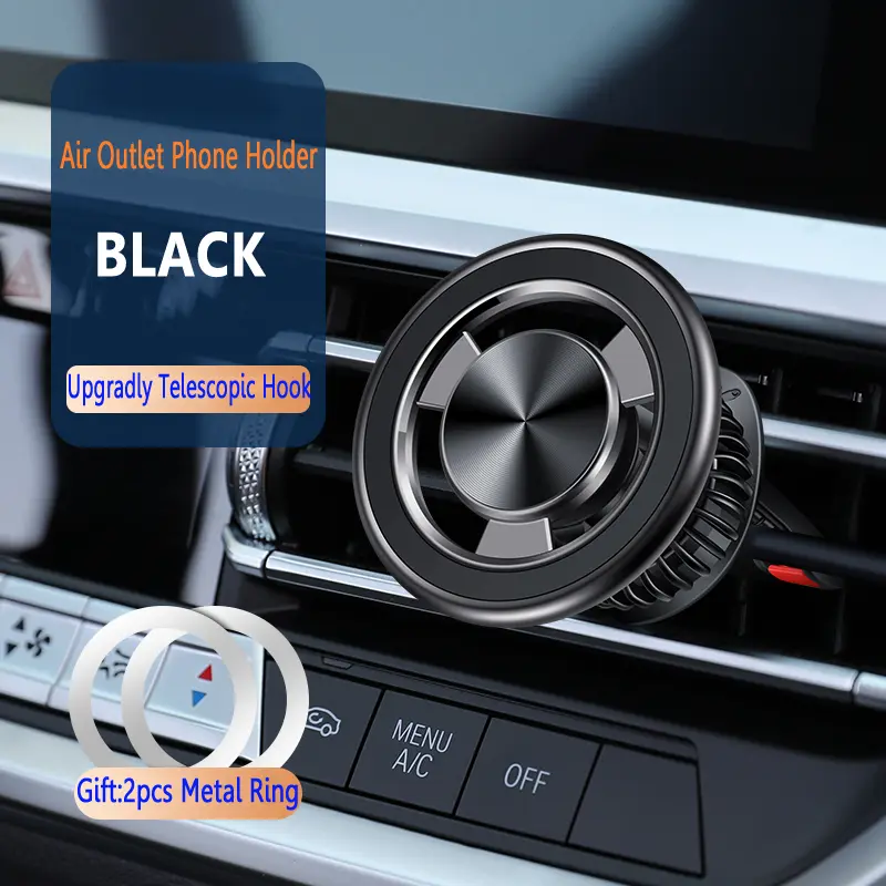 Air Outlet Snap On Mobile Phone Holder