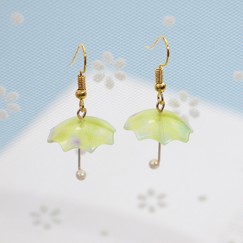 Cute Acrylic Umbrella Dangle Earrings