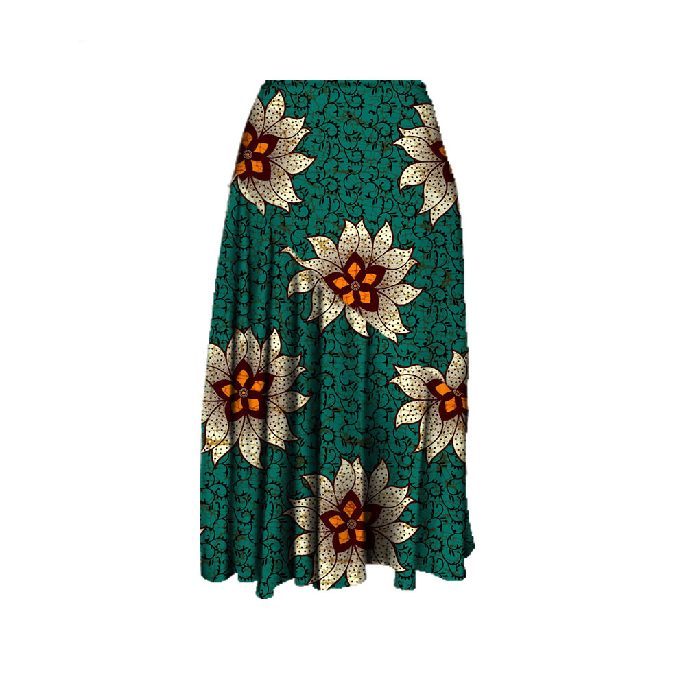 Title 5, Womens Batik Print Skirt, flowing and elegant....