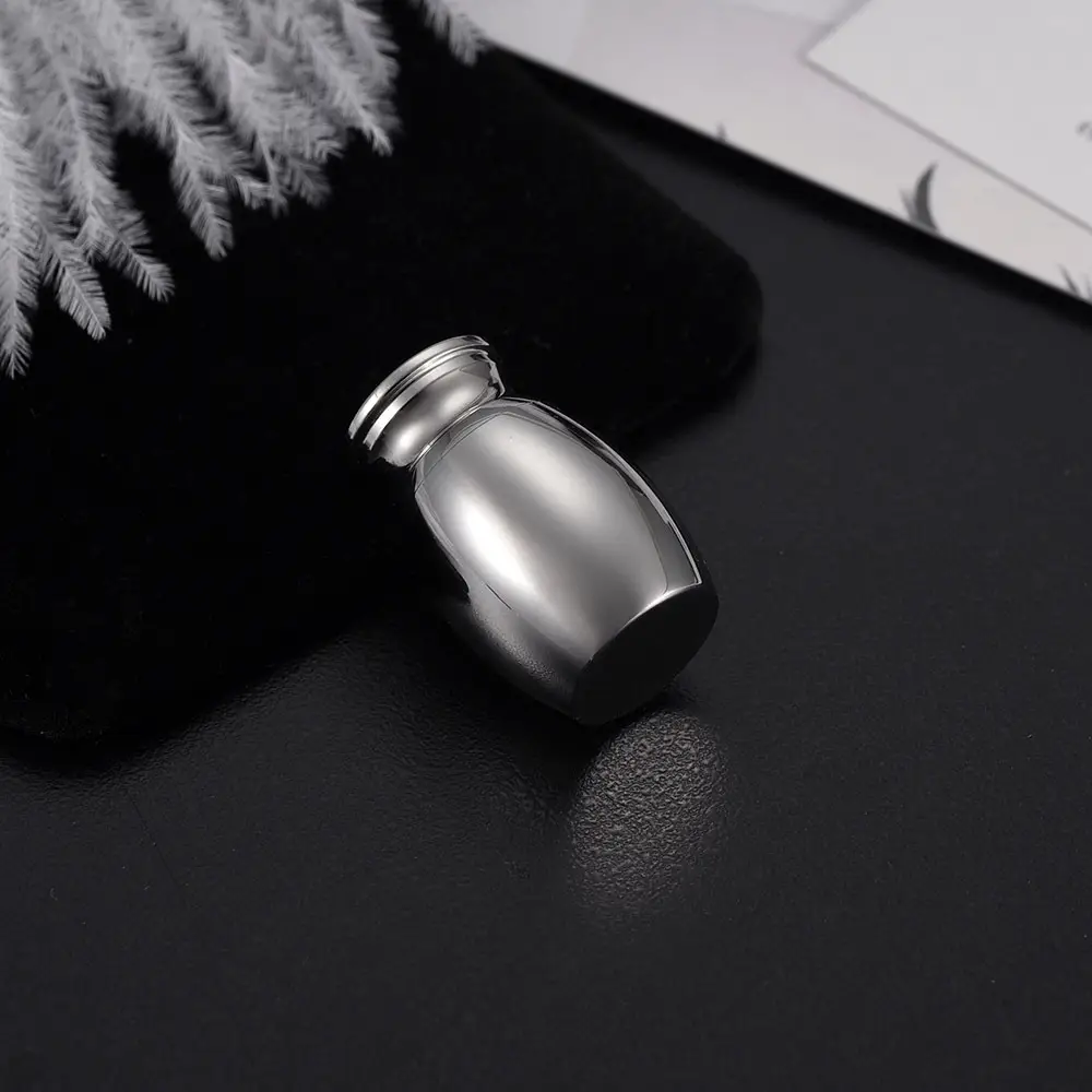 16x25mm Commemorative Relatives And Lovers Cremains Pendant Jar Earthen Jar Pet Cinerary Casket