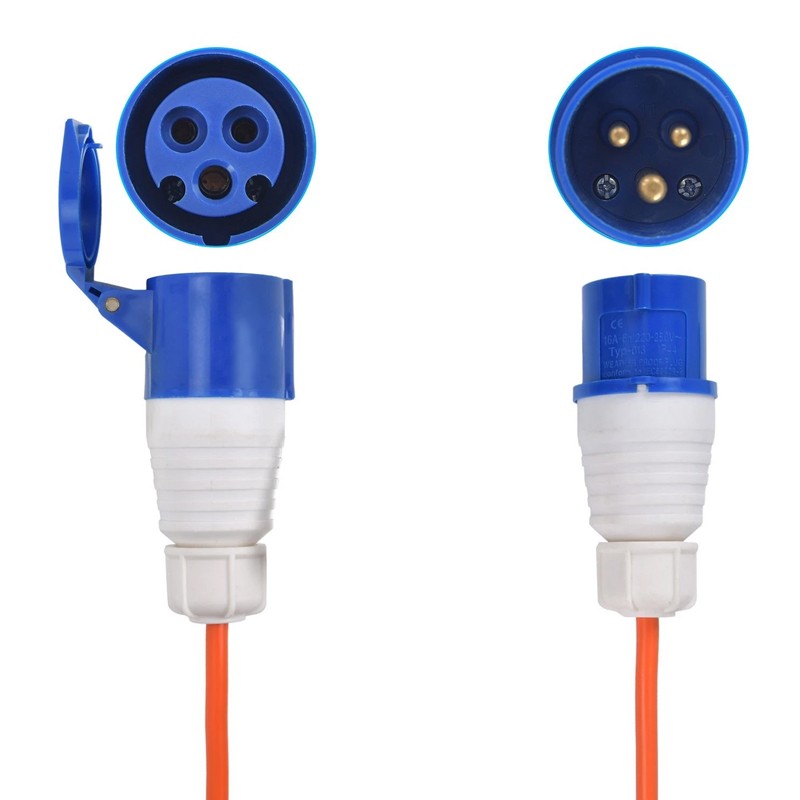 16 Amp Reversed Caravan Camping Outdoor Reverse Polarity Adapter Mains Hook Up D — image 2