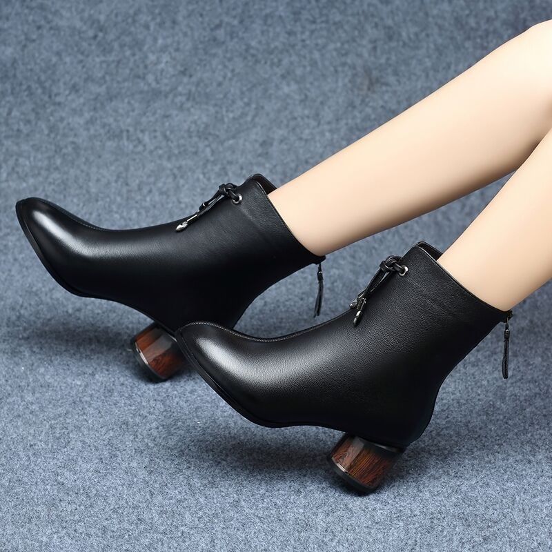 Winter New Style Korean Mother Boots Black Fashion Women's Boots
