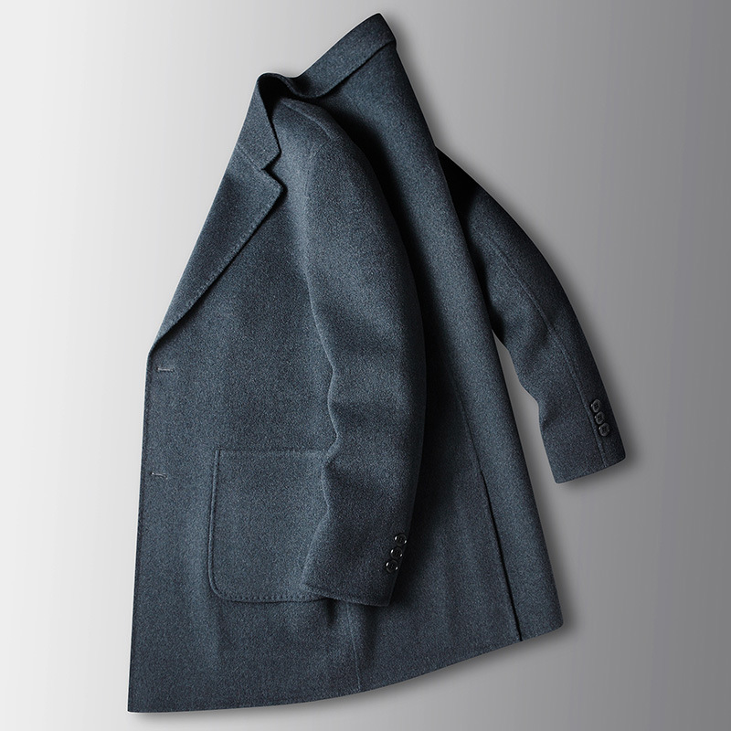 Medium And Long Woolen Coat