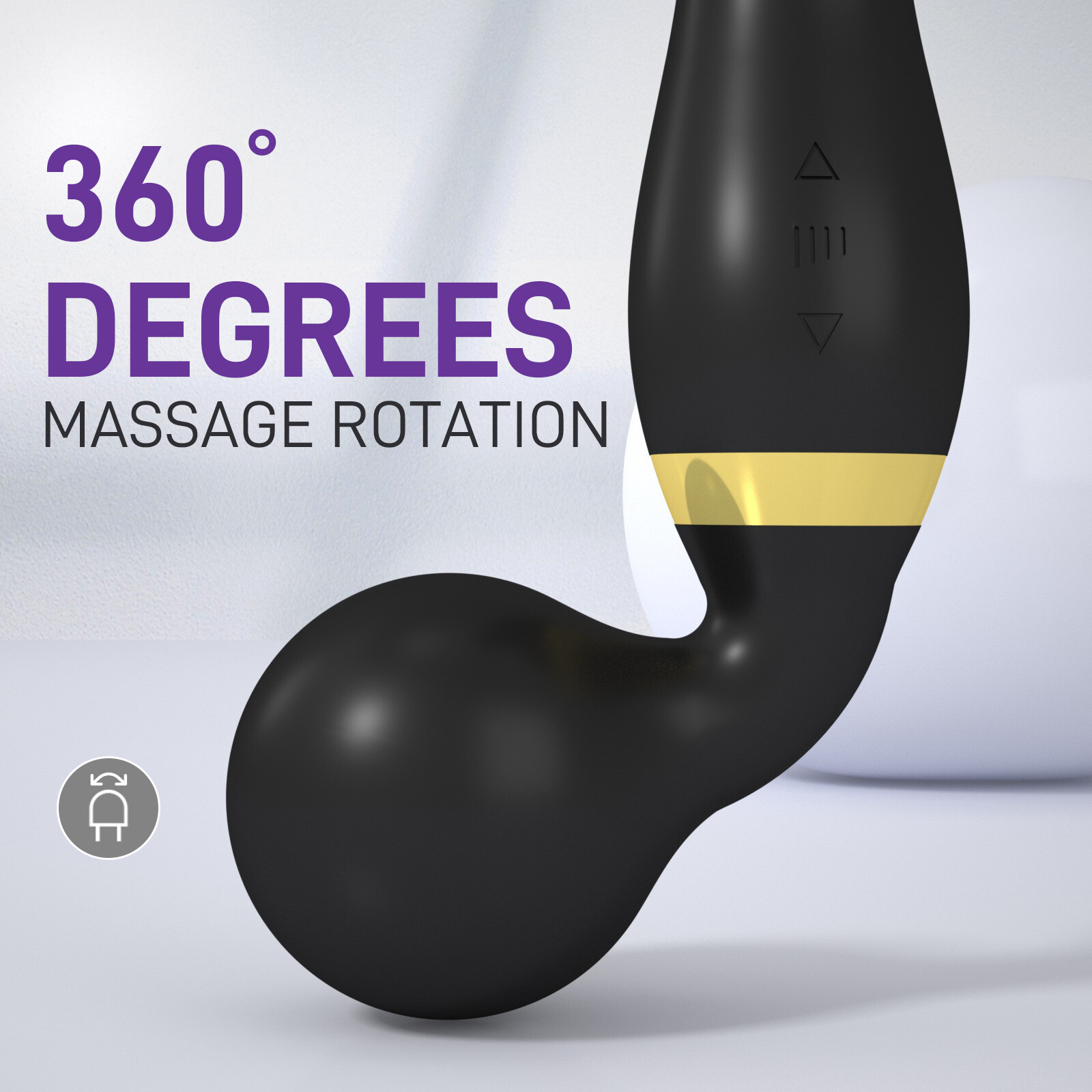 20 Speeds Silicone Double Head Big Full Body Massager Vibrator Mute Rechargeable — vista 8