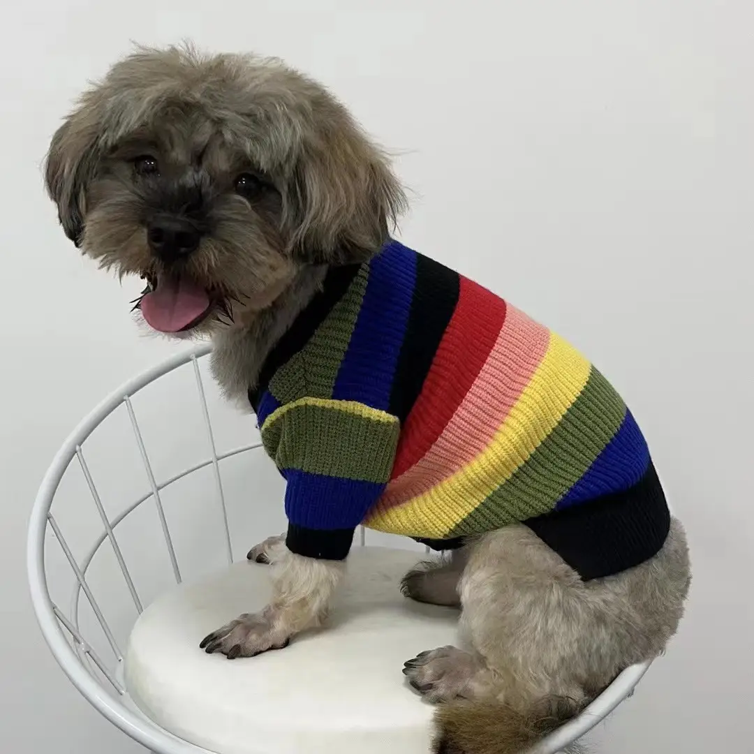 Cardigan Sweater Dog Cat Color Clothes