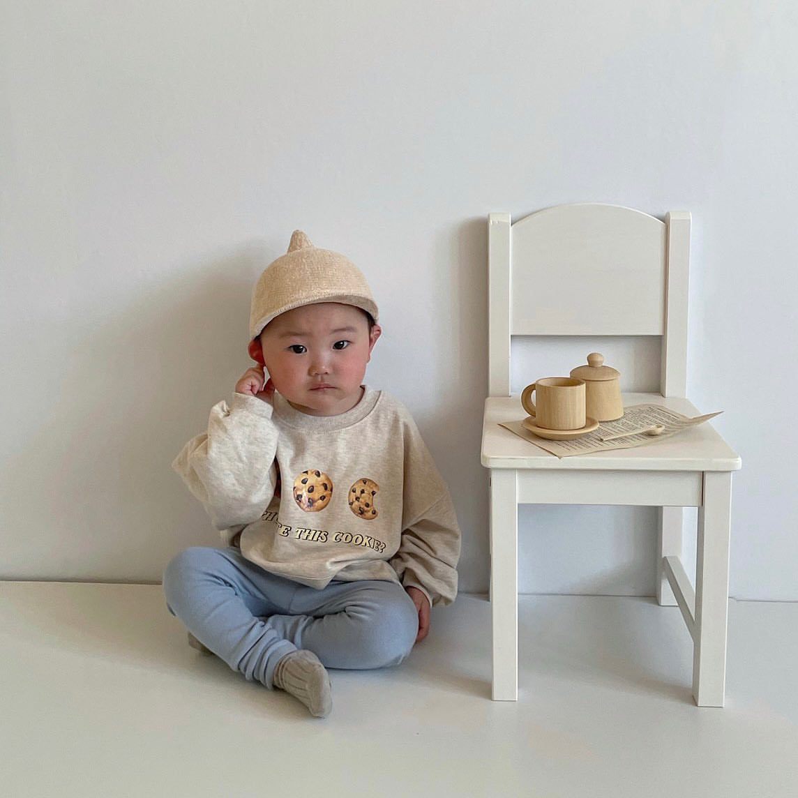 Infants And Young Children's Casual Loose Long Sleeve Sweatshirt