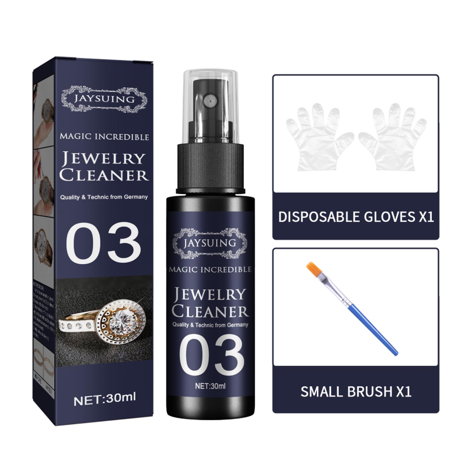 Jaysuing Jewelry Cleaner, Rust Decontamination Dial Cleaning Gold Watch Diamond Ring Cleaning Spray