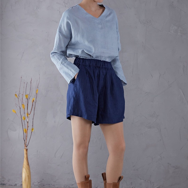 Europe And The United States Foreign Trade Five Points In The Pants Navy Blue - Shop at LoveMi