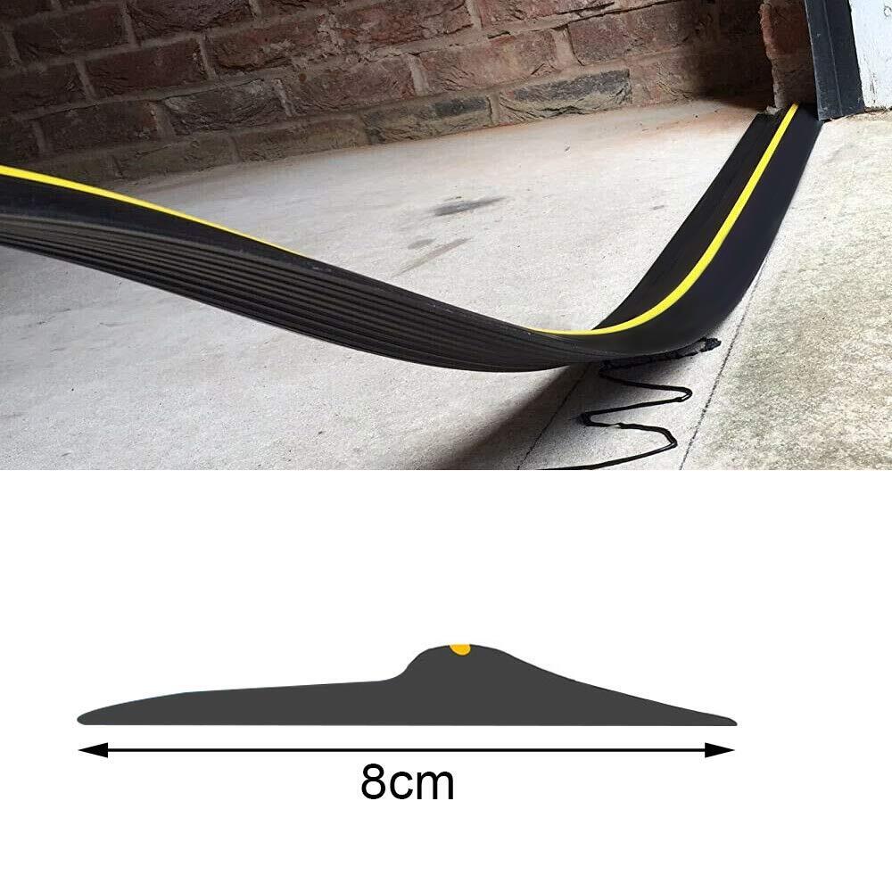 9-16ft Garage Door Floor Threshold Weather Heavy Duty Rubber Draught Excluder — image 7