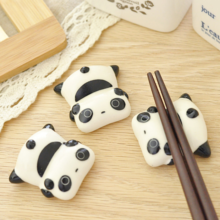 Title 2, Panda chopstick rest, adorable and functional. ...