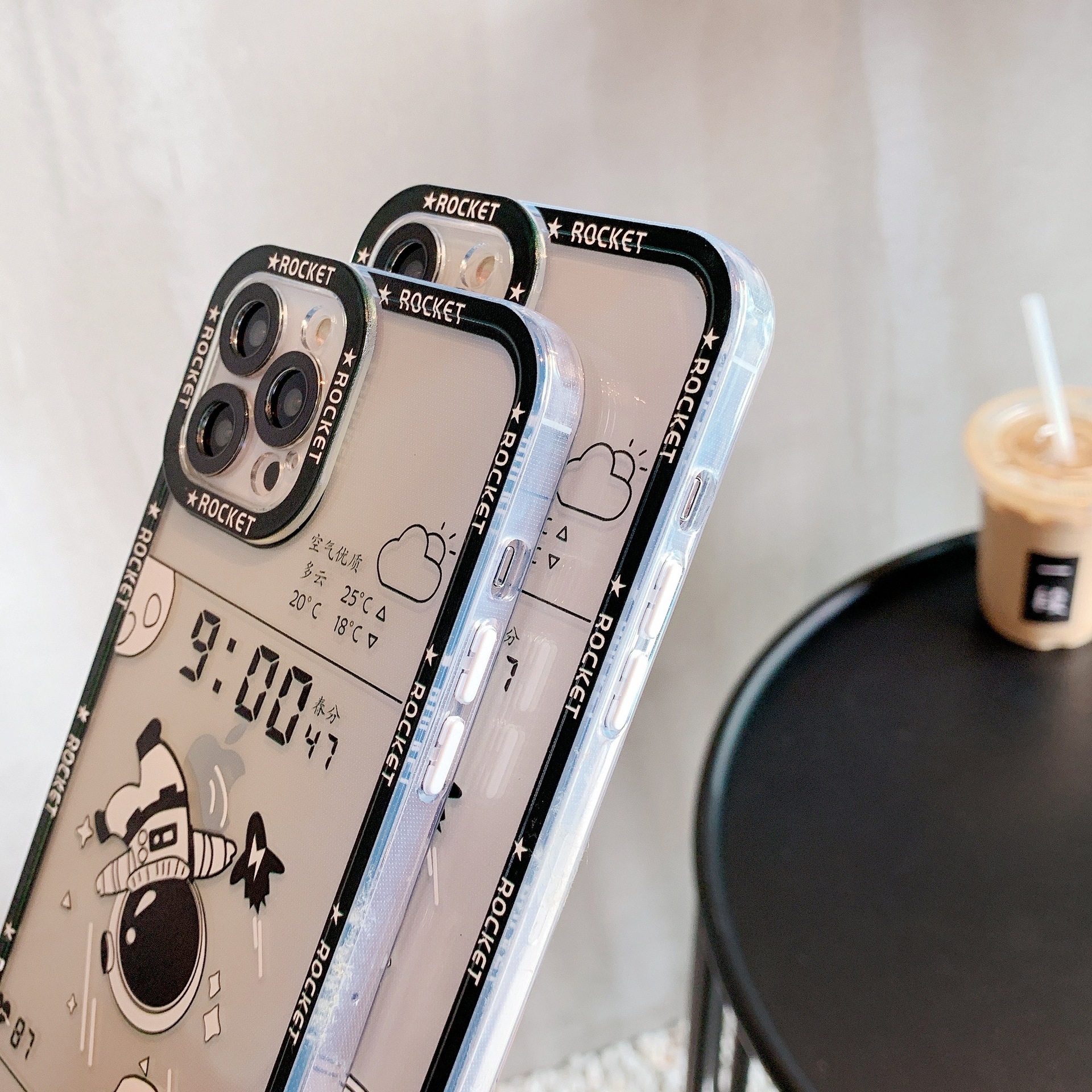Angel Eyes Astronaut Phone Case Fine Hole Soft - Image 2