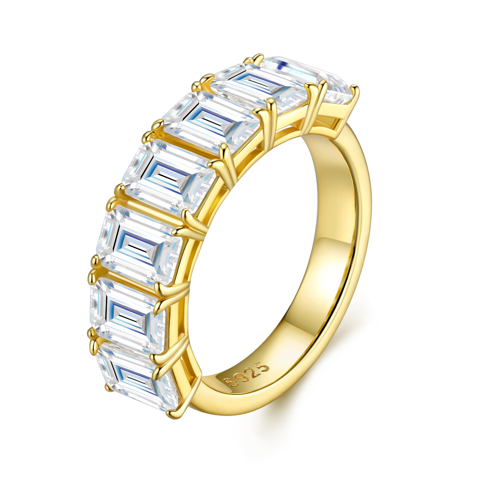 luksuslik minimalistlik ehtekomplekt moissaniitidega