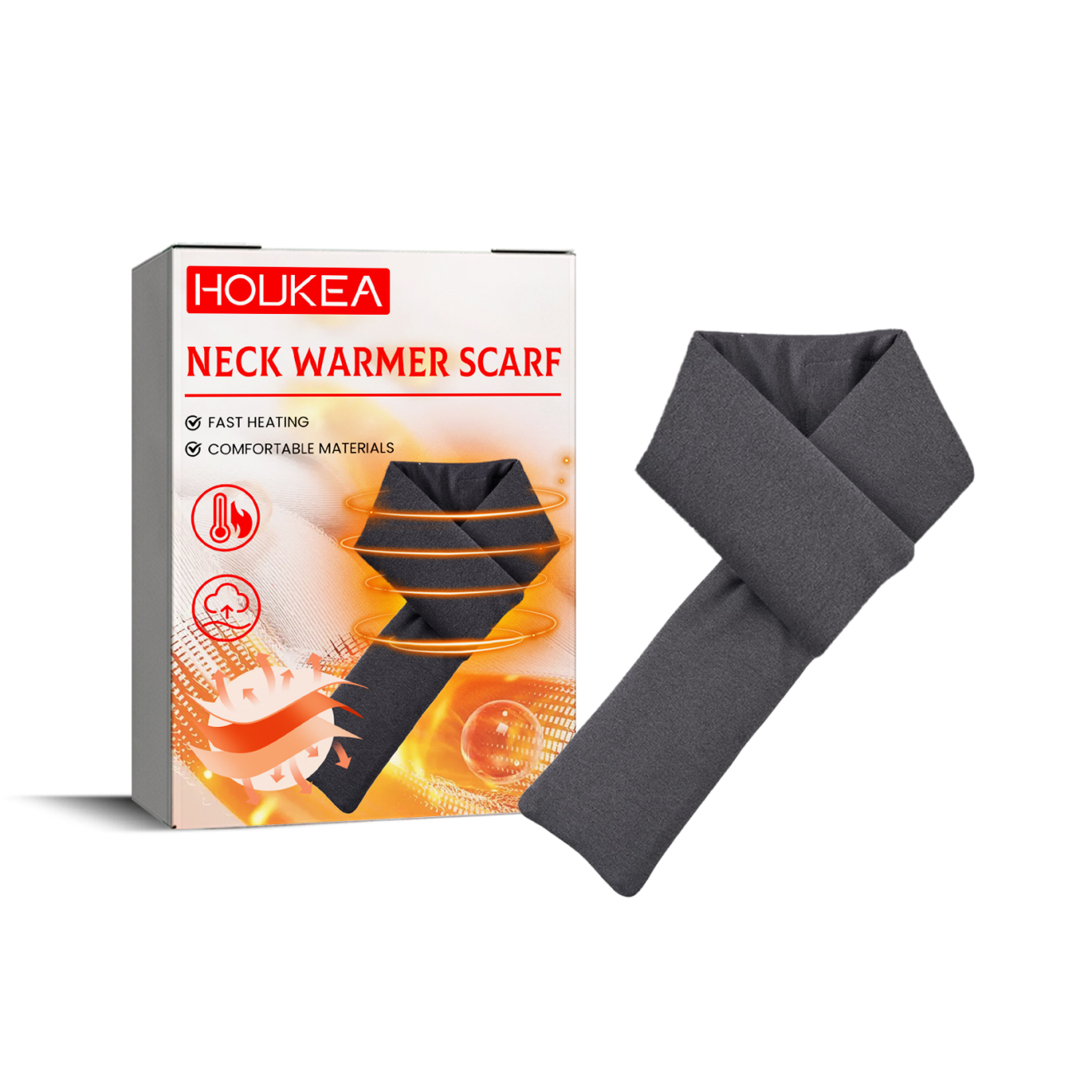 Heating Scarf Winter Neck Protection Hot Compress Neck Cover Cold And Frost Protection Warm Heating Scarf To Warm The Baby - Image 4