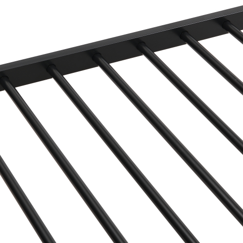 Full Over Full With Trundle Metal Bunk Bed view 2