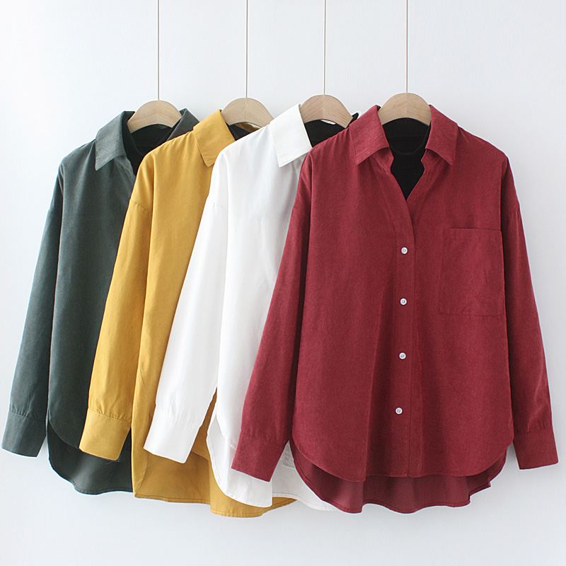 Fake Two-piece Color-blocking Long-sleeved Bottoming Shirt